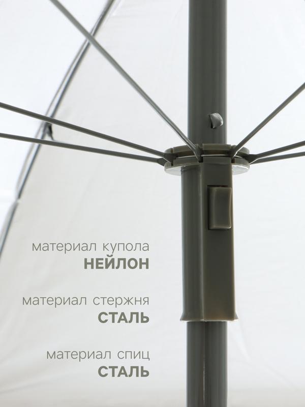 Зонт пляжный maclay, с УФ-защитой, d=160 см, h=170 см