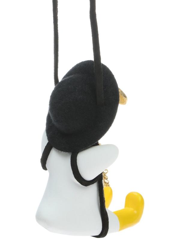 Подвес на зеркало, утка в очках, высота 8 см, шнурок 50 см