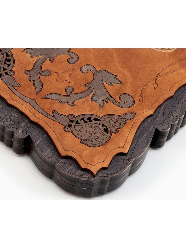 Нарды деревянные большие, настольная игра «Змея», 45×45 см