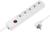 Сетевой фильтр Luazon Lighting, 5 розеток, 5 м, 3500 Вт, 3×1 мм2, 16 A, 220 В, c предохранителем, белый