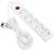 Сетевой фильтр Luazon Lighting, 5 розеток, 5 м, 3500 Вт, 3×1 мм2, 16 A, 220 В, c предохранителем, белый