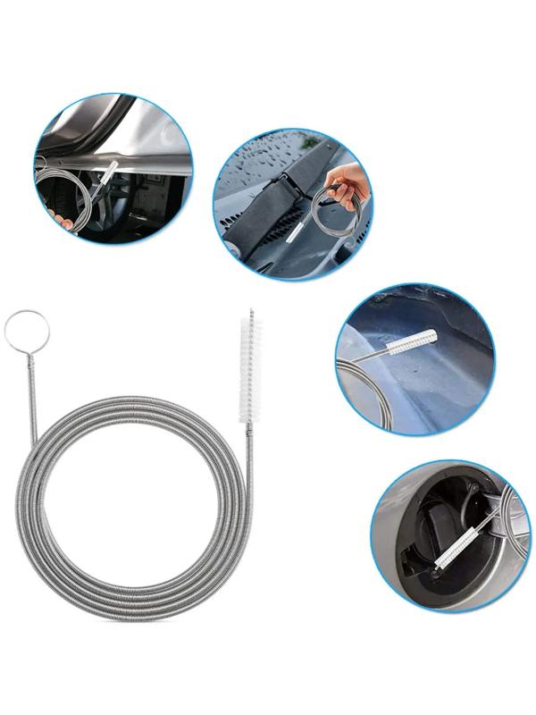 Щетка для чистки дренажного отверстия в автомобиле, 150 см, ершик 6.5 см