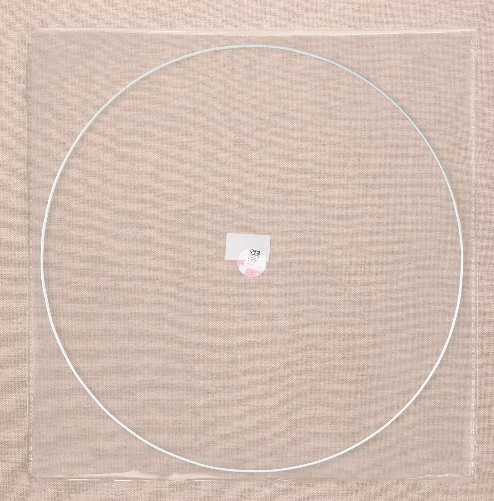 Основа для макраме «Круг», металлическая, d = 50/50.8 см, цвет белый