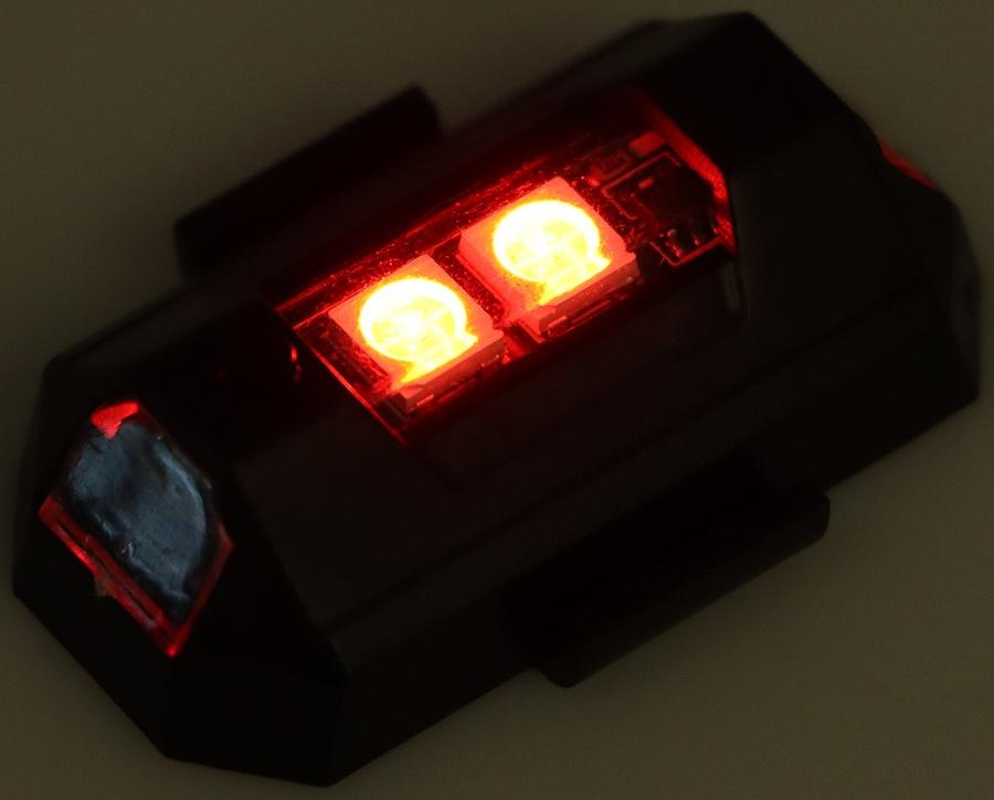 Стробоскоп для авто, RGB 7, 90 мАч, 4×2.8×1.5 см, магнитный, светодиодный