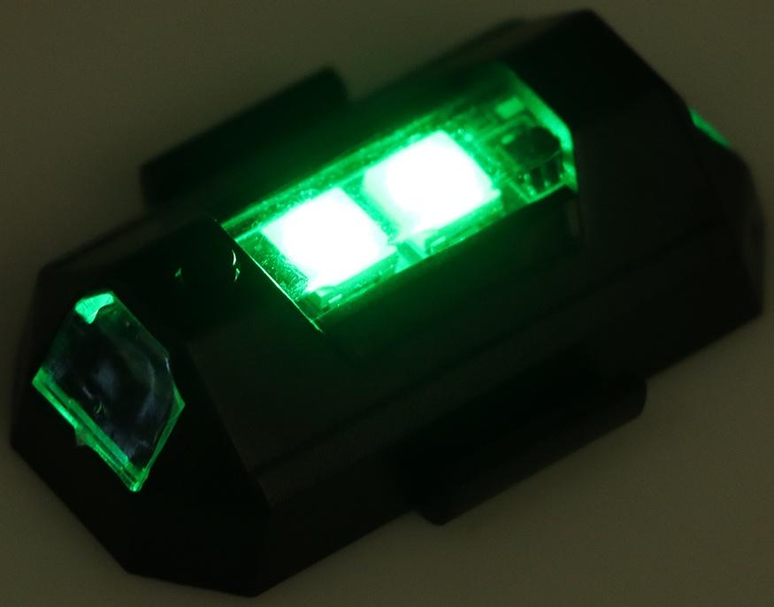 Стробоскоп для авто, RGB 7, 90 мАч, 4×2.8×1.5 см, магнитный, светодиодный