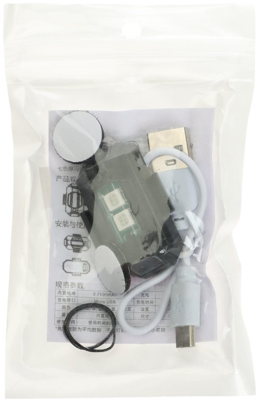 Стробоскоп для авто, RGB 7, 90 мАч, 4×2.8×1.5 см, магнитный, светодиодный