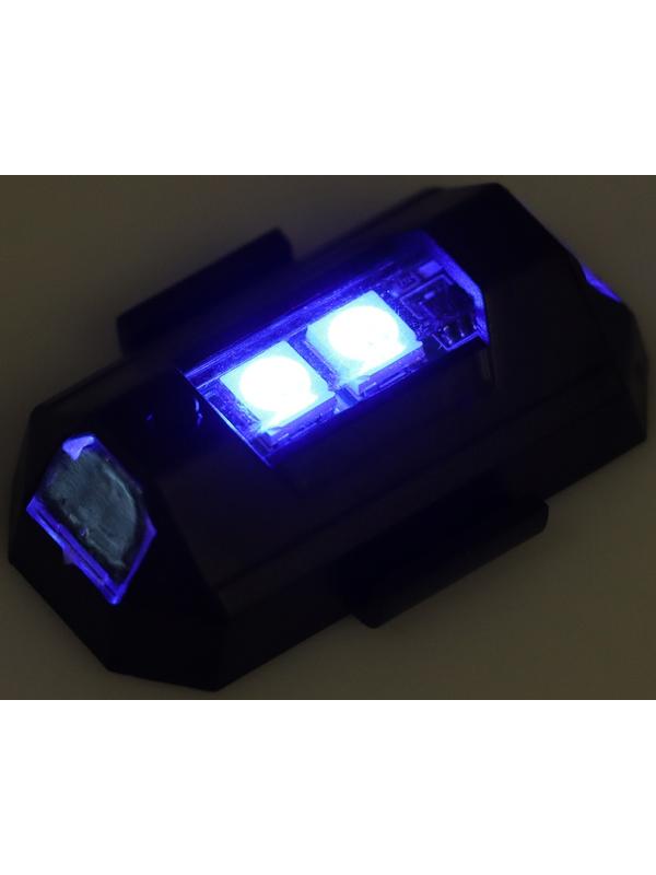 Стробоскоп для авто, RGB 7, 90 мАч, 4×2.8×1.5 см, магнитный, светодиодный