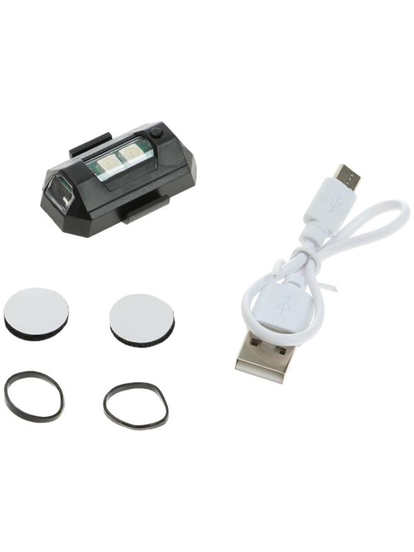 Стробоскоп для авто, RGB 7, 90 мАч, 4×2.8×1.5 см, магнитный, светодиодный