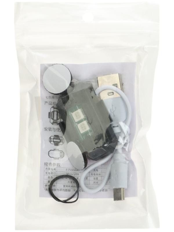 Стробоскоп для авто, RGB 7, 90 мАч, 4×2.8×1.5 см, магнитный, светодиодный