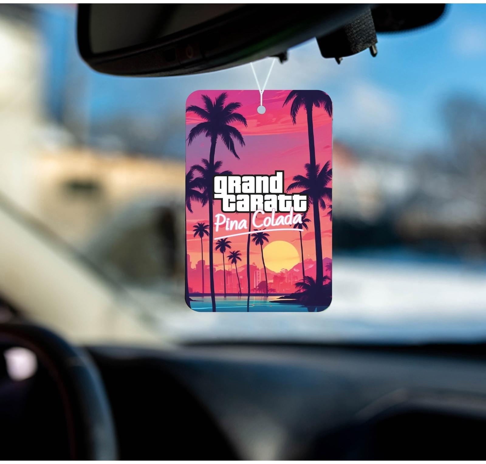 Ароматизатор подвесной Grand Caratt Auto, пина колада