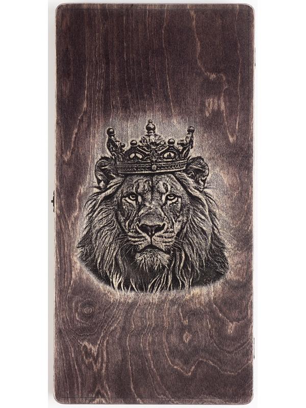 Нарды деревянные «Лев», настольная игра, 45×45 см