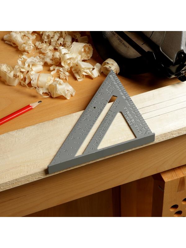 Универсальный кровельный угольник ТУНДРА, алюминий, 175 мм