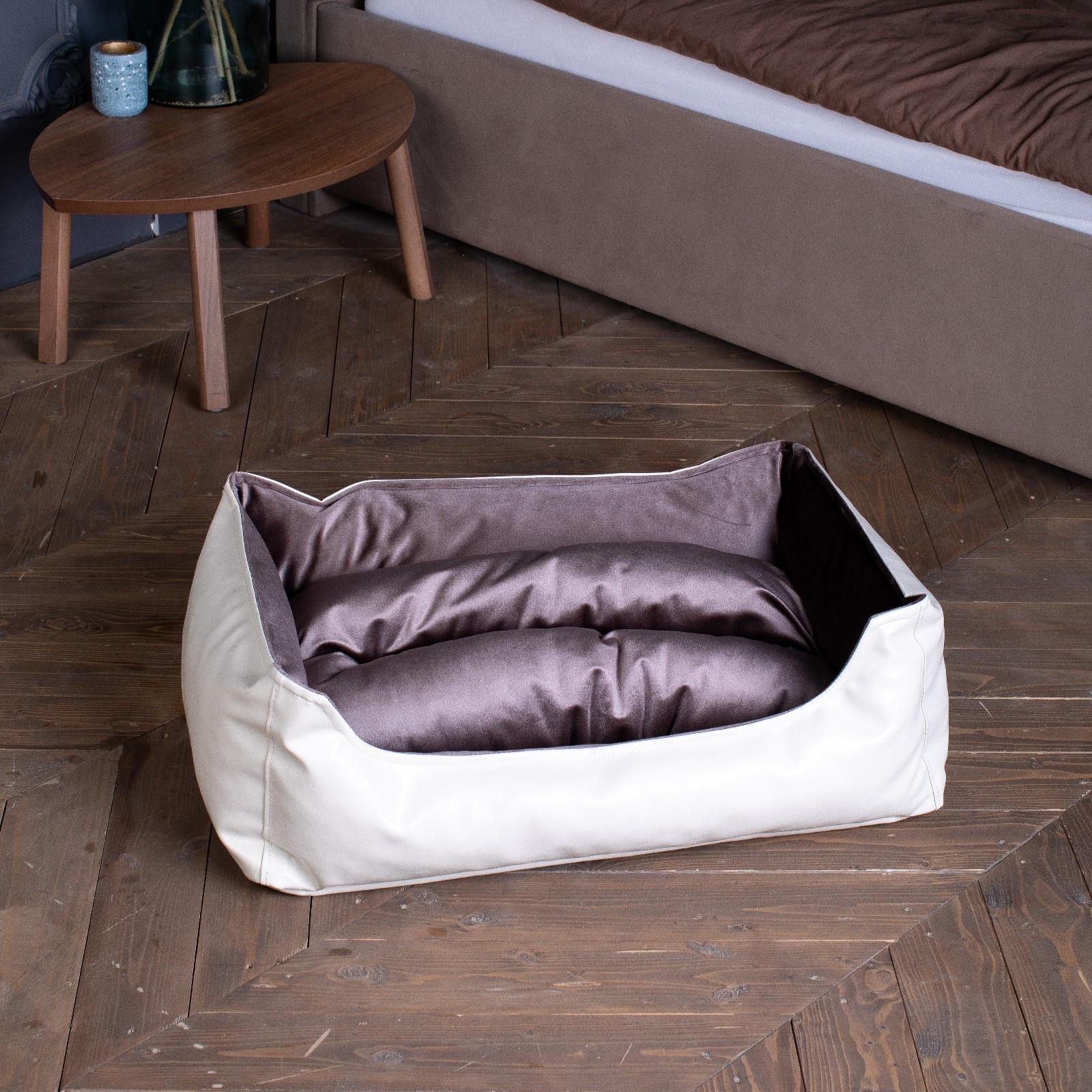 Лежак Ginger, 85×57×22 см, мебельная ткань, размер M, микс цветов