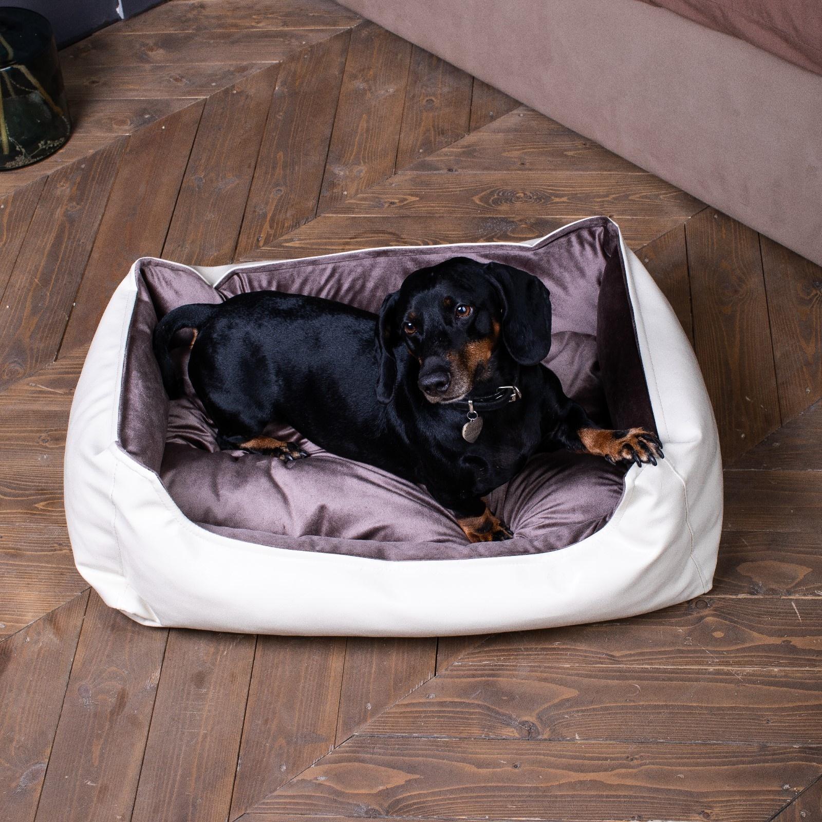 Лежак Ginger, 85×57×22 см, мебельная ткань, размер M, микс цветов