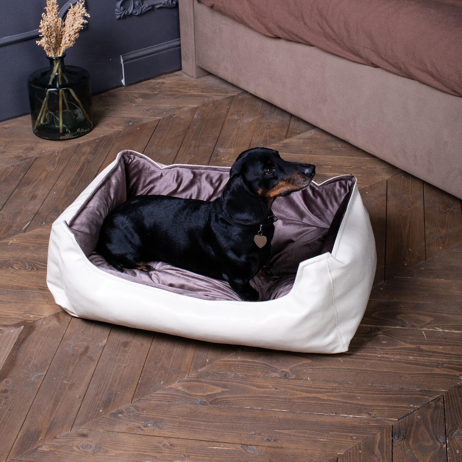 Лежак Ginger, 85×57×22 см, мебельная ткань, размер M, микс цветов