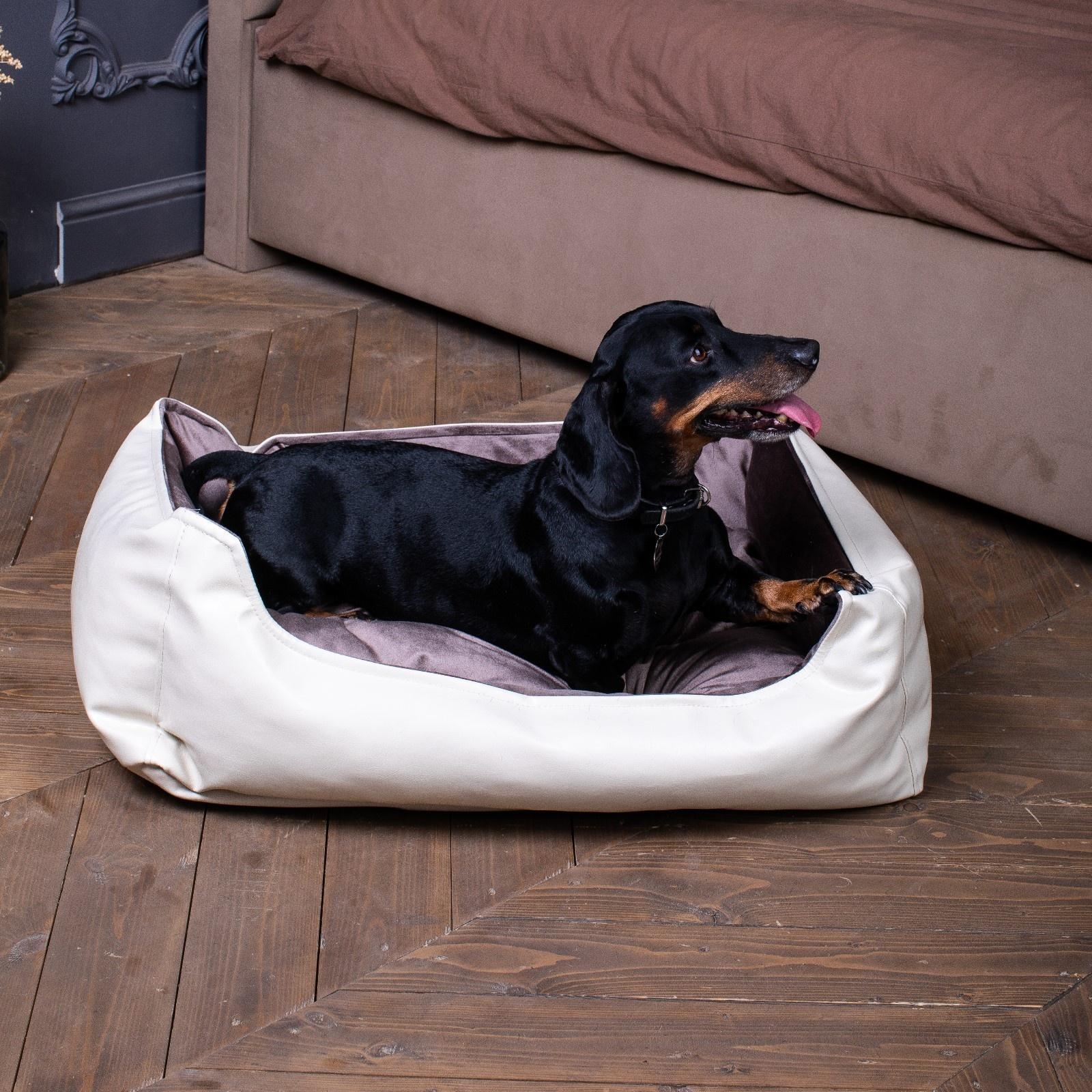 Лежак Ginger, 85×57×22 см, мебельная ткань, размер M, микс цветов