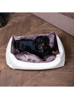 Лежак Ginger, 85×57×22 см, мебельная ткань, размер M, микс цветов