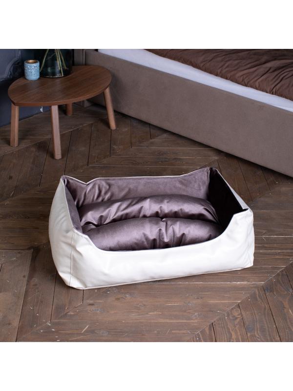 Лежак Ginger, 85×57×22 см, мебельная ткань, размер M, микс цветов