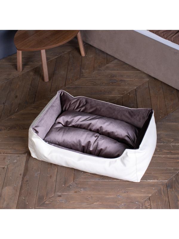 Лежак Ginger, 85×57×22 см, мебельная ткань, размер M, микс цветов