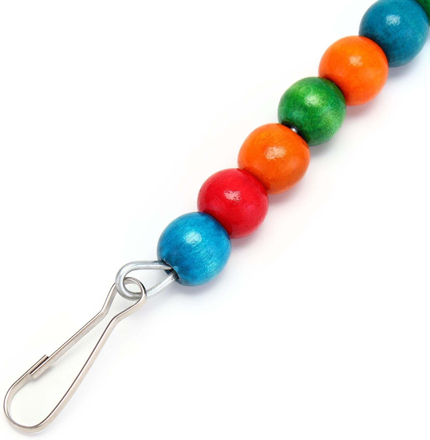 Игрушка для птиц, 50 см, микс цветов