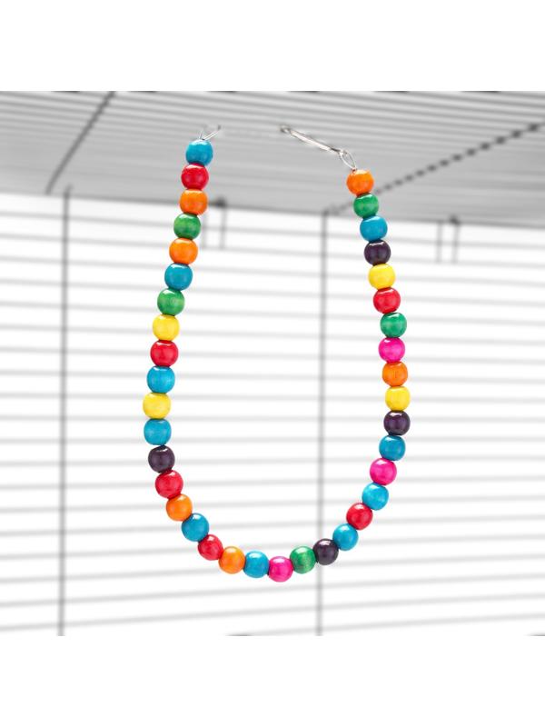 Игрушка для птиц, 50 см, микс цветов