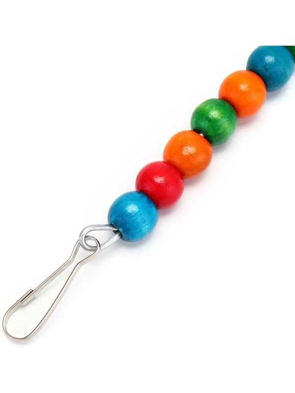 Игрушка для птиц, 50 см, микс цветов