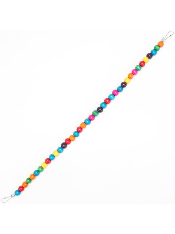 Игрушка для птиц, 50 см, микс цветов