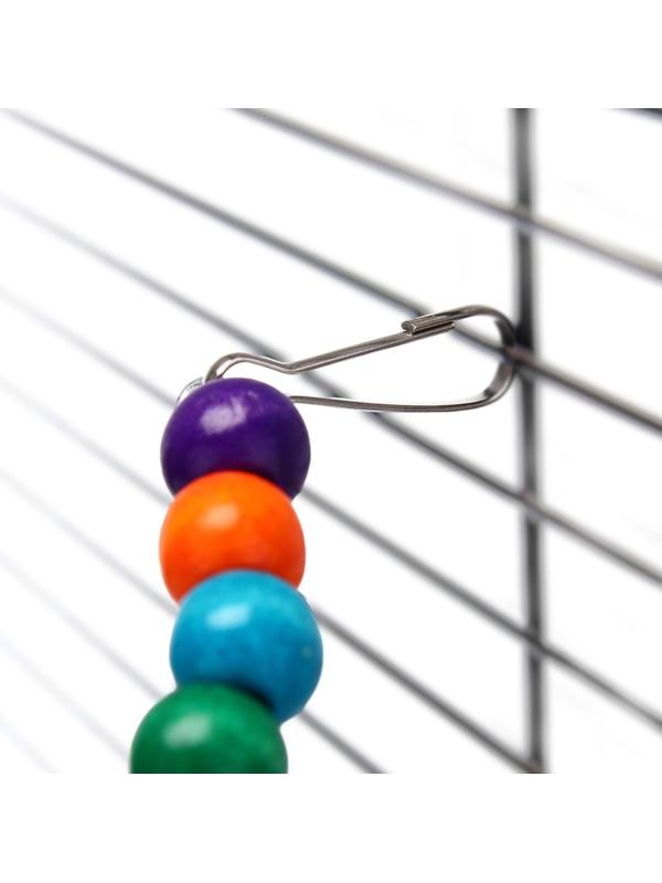 Игрушка для птиц, 100 см, микс цветов