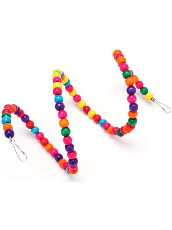 Игрушка для птиц, 100 см, микс цветов