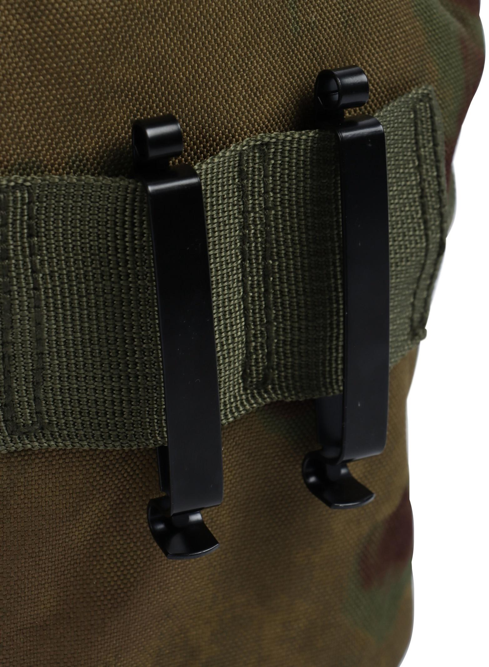 Фляжка армейская походная Adventure, 1 л, для воды, с котелком, пластик, зелёная, чехла, мох