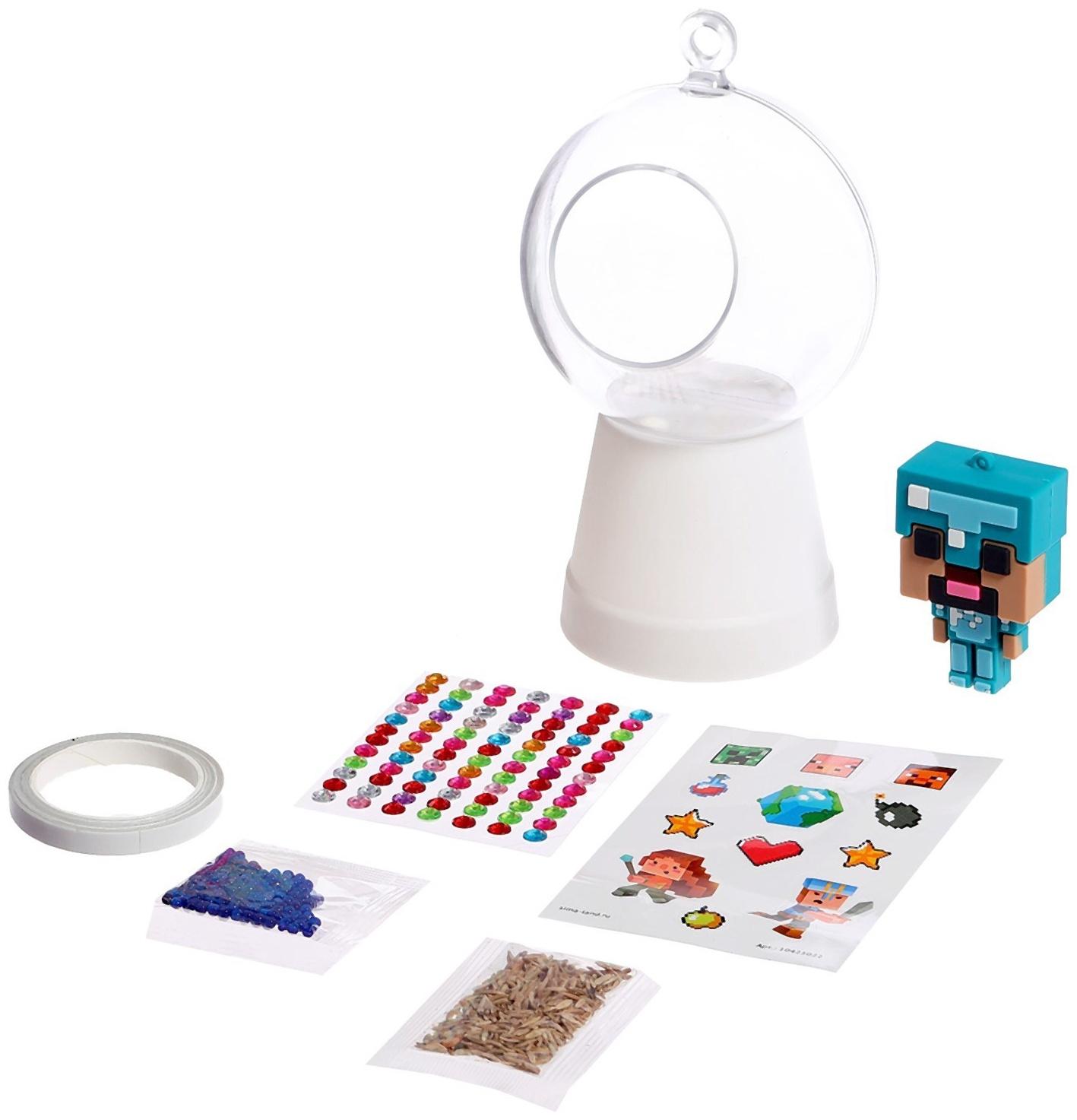 Набор для опытов «Живой аквариум: Пиксельный мир», вырасти травку