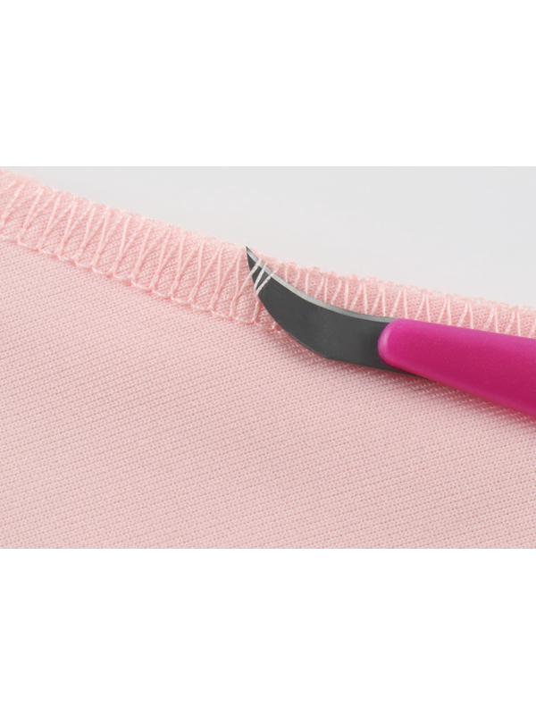 Нож для распарывания швов, с чехлом, 13.5 см, лезвие 1.5 см, цвет фиолетовый