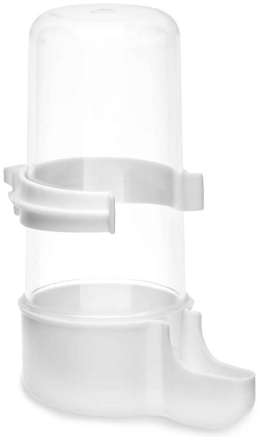 Поилка для птиц 6×13.5 см, 240 мл, белая