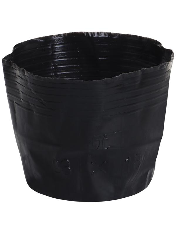 Пакет для рассады, 2 л, d=17 см, h=13 см, полиэтилен, чёрный, Greengo