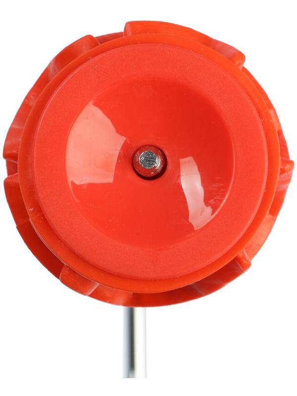 Валик декоративный ТУНДРА, резиновый, «кракле», рукоятка d=6 мм, 180 мм