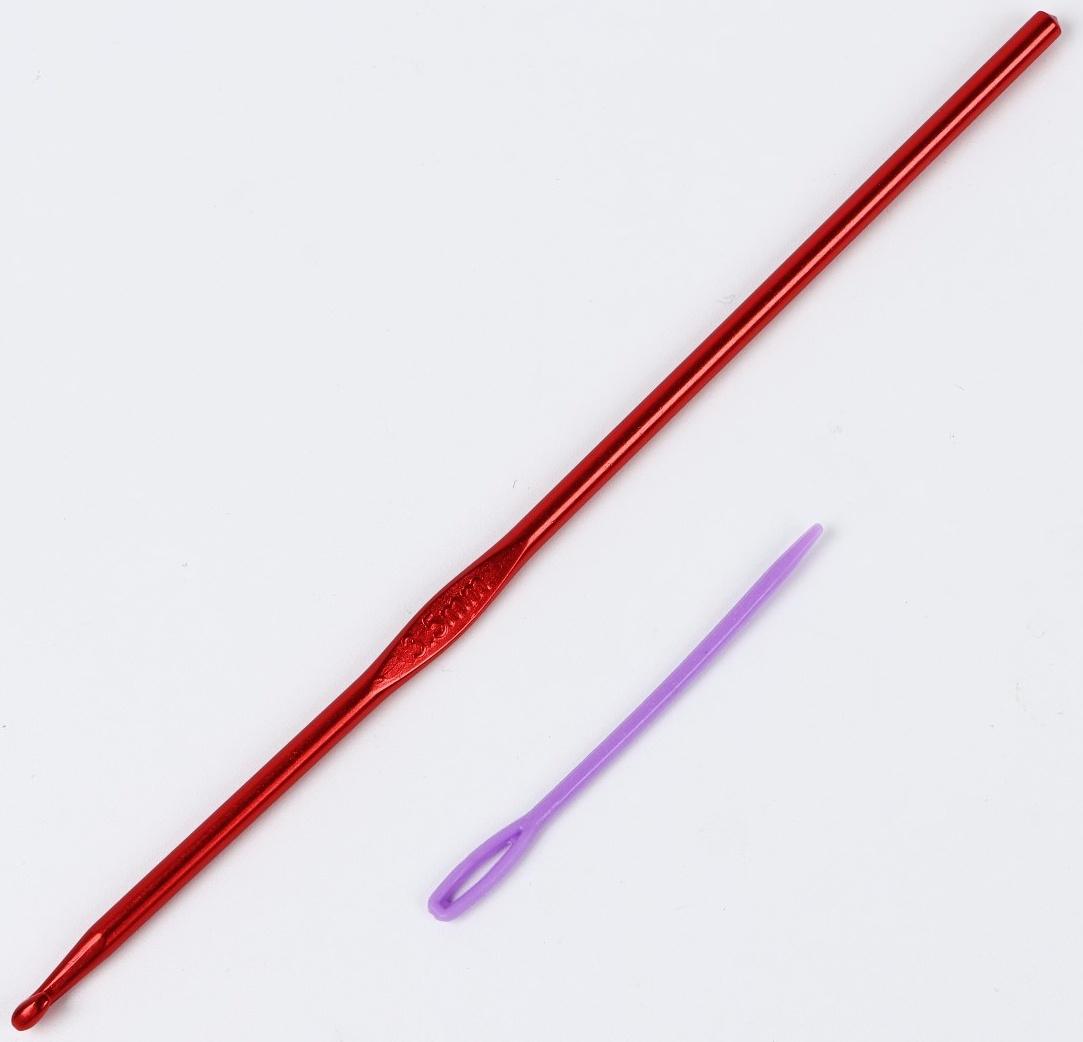 Набор для вязания крючком. Амигуруми: мягкие игрушки своими руками «Зайка и мишка», 15 см