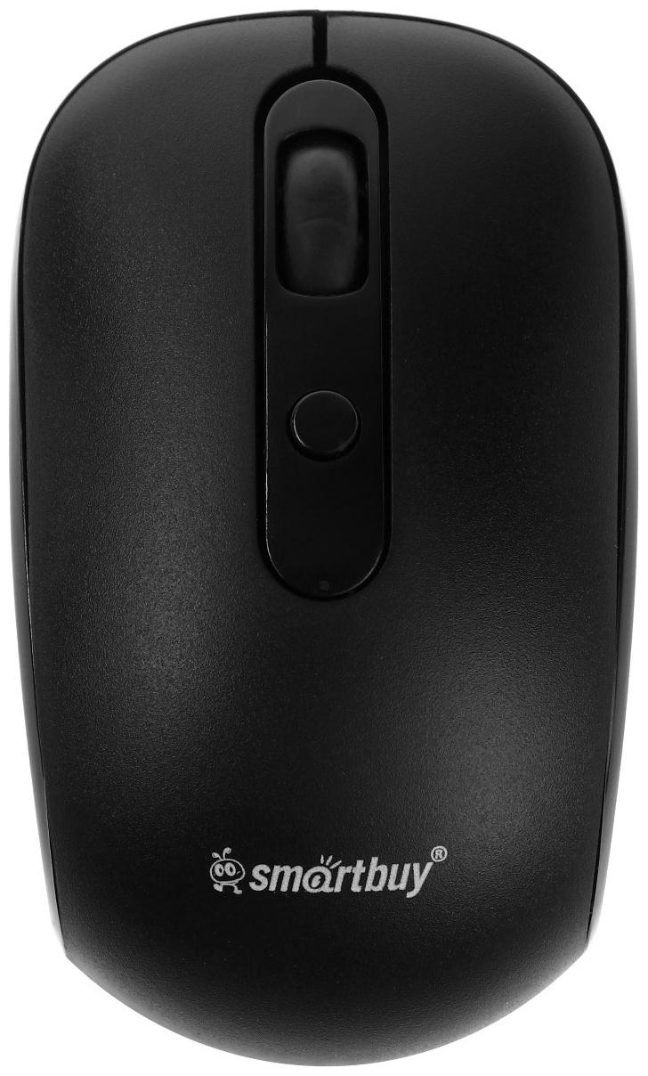 Комплект клавиатура и мышь Smartbuy ONE 240262AG, беспроводной, мембранная клавиатура, 1600 dpi, USB, чёрный