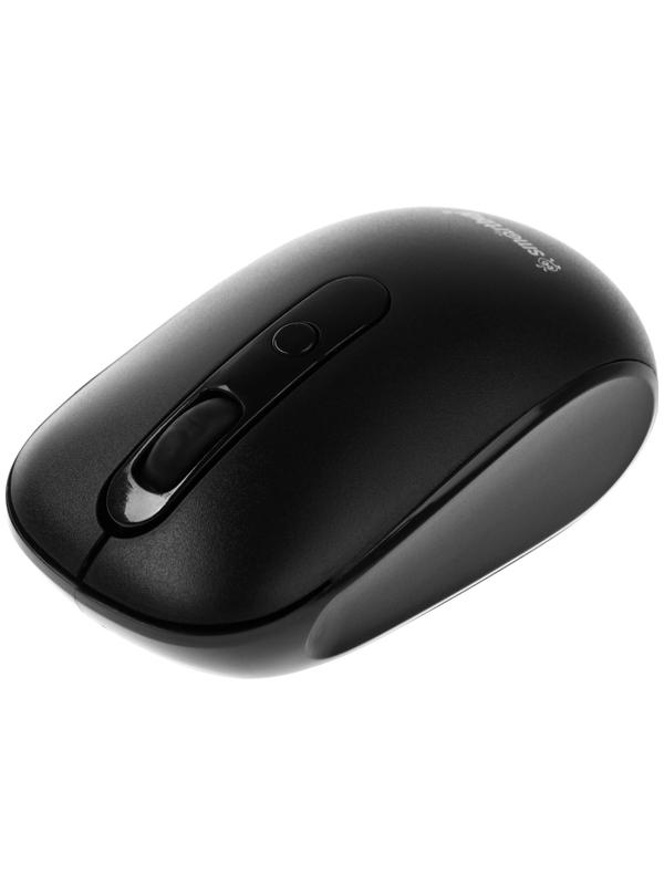 Комплект клавиатура и мышь Smartbuy ONE 240262AG, беспроводной, мембранная клавиатура, 1600 dpi, USB, чёрный