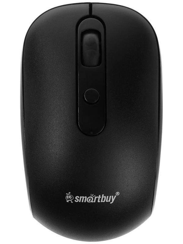 Комплект клавиатура и мышь Smartbuy ONE 240262AG, беспроводной, мембранная клавиатура, 1600 dpi, USB, чёрный