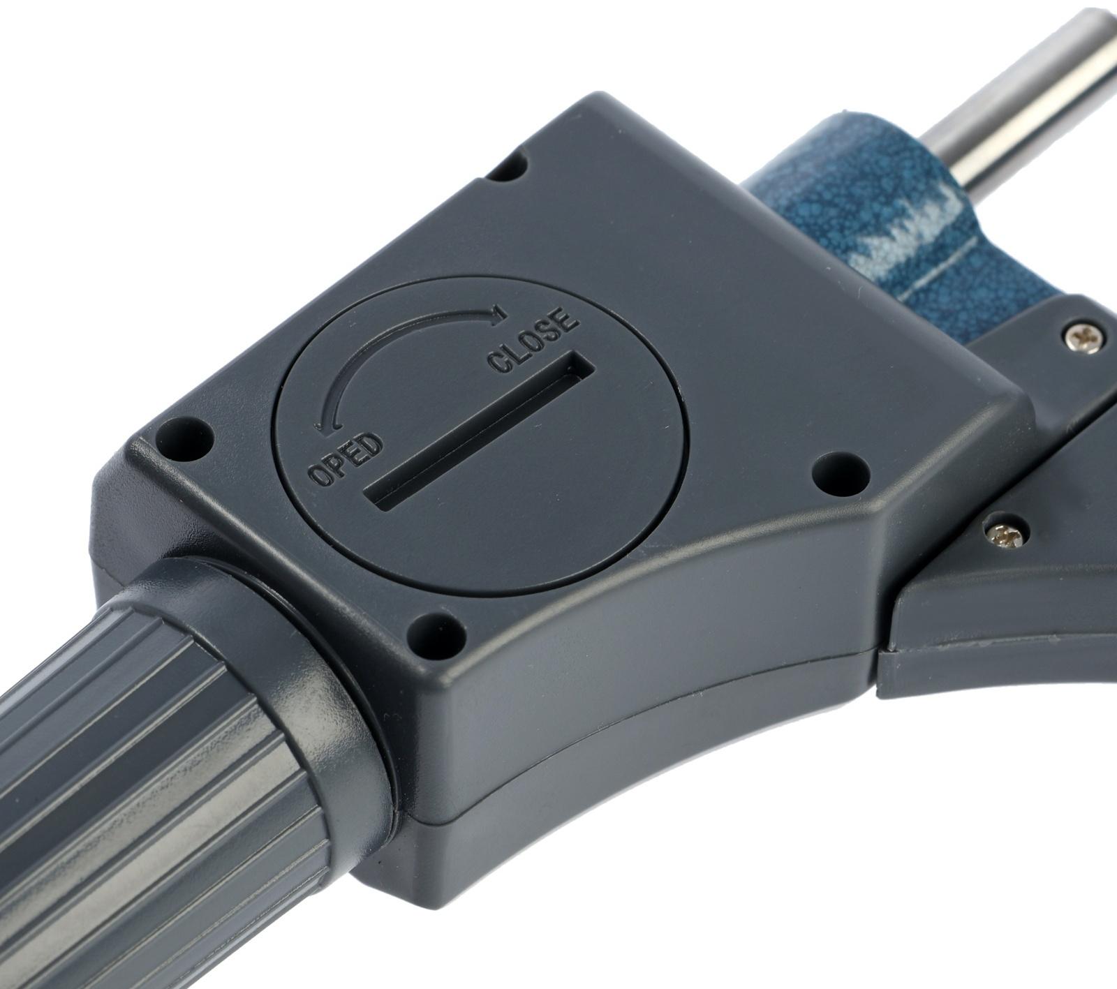 Микрометр электронный ТУНДРА, металлический, диапазон 0-25 мм, шаг измерения 0.001 мм