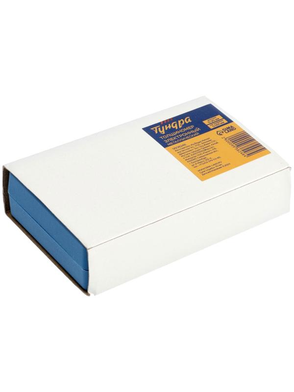 Толщиномер ТУНДРА, металлический, диапазон 0-20 мм, шаг измерения 0.001 мм