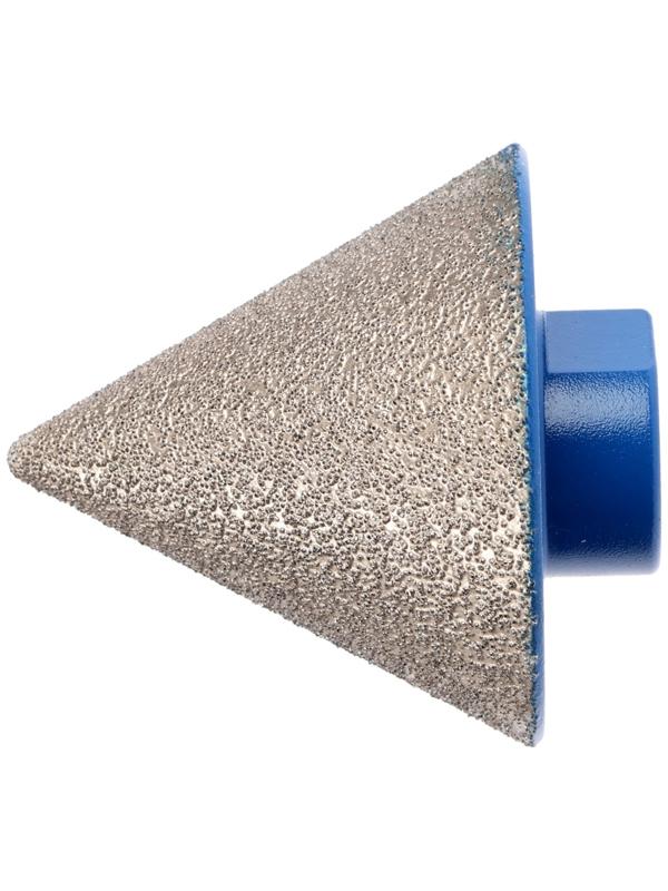 Фреза алмазная конусная ТУНДРА, 0 - 50 мм, для обработки мрамора, гранита и керамики