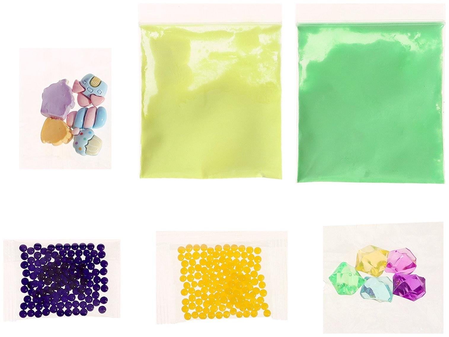 Набор для опытов «Меганабор для создания слаймов», своими руками, 10 фигурок и кристаллов