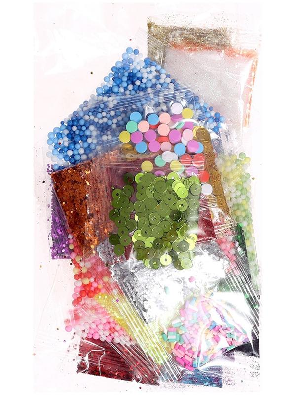 Набор для опытов «Меганабор для создания слаймов», своими руками, 10 фигурок и кристаллов