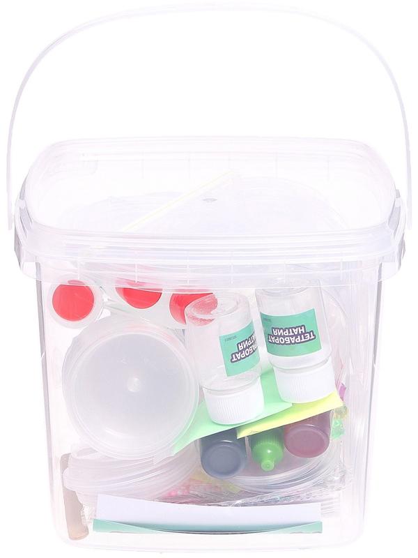 Набор для опытов «Меганабор для создания слаймов», своими руками, 10 фигурок и кристаллов