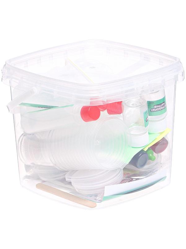 Набор для опытов «Меганабор для создания слаймов», своими руками, 10 фигурок и кристаллов