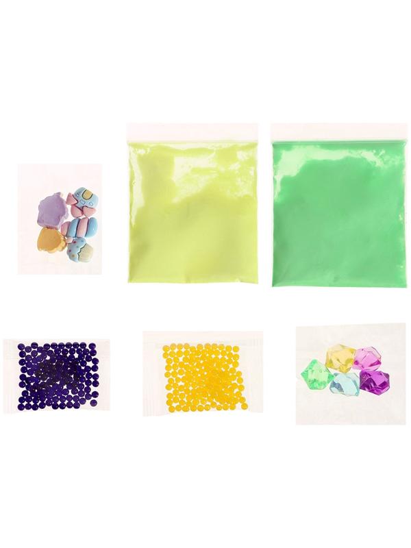 Набор для опытов «Меганабор для создания слаймов», своими руками, 10 фигурок и кристаллов