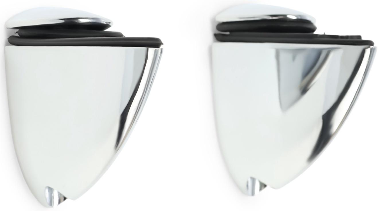 Полкодержатель CAPPIO «Пеликан», 41×40×23 мм, 2 шт., цвет хром