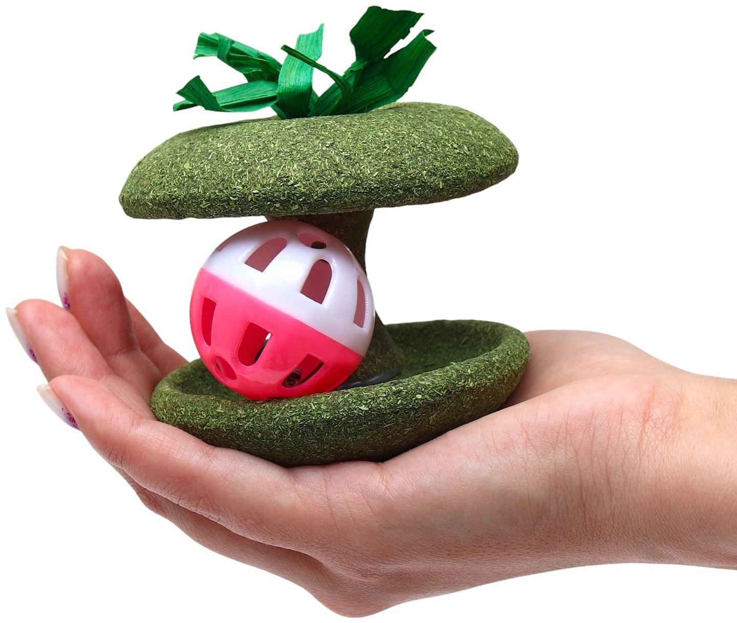 Игрушка для кошек из прессованной кошачьей мяты «Неваляшка»