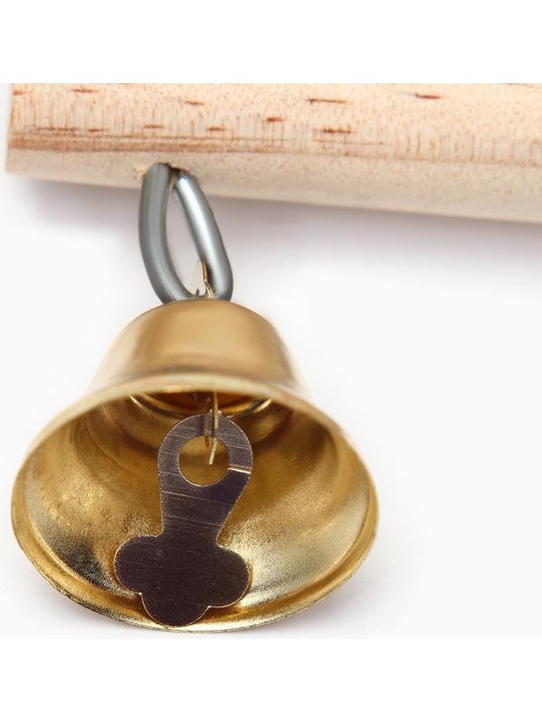 Качели для птиц с деревянной жердочкой, 20 см, микс цветов